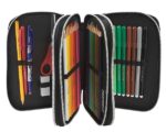 Panini ASTUCCIO CORREDO 3 ZIP SPORTY VICTORY FORTNITE, Nero - immagine 3