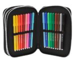 Panini ASTUCCIO CORREDO 3 ZIP SPORTY VICTORY FORTNITE, Nero - immagine 4