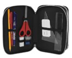Panini ASTUCCIO CORREDO 3 ZIP SPORTY VICTORY FORTNITE, Nero - immagine 6