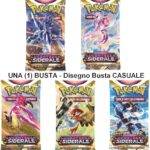 Pokemon- Giocattolo, GA61214, eta' 0-14 anni, LUCENTEZZA SIDERALE 1 Pacco Singolo Busta Booster Spada e Scudo 10 carte Artwork RANDOM (ITALIANO)