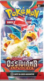 Pokémon Scarlatto e Violetto OSSIDIANA INFUOCATA - 1 Una Busta Pacchetto ITALIANO da 10 carte - Artwork RANDOM Casuale - Bustina Booster (ITALIANO) - immagine 4