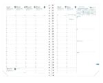 Quo Vadis 683016Q Agenda MINISTRO S Lingua italiana Anno 2027 Colore Nero Formato 16X24 cm Settimanale 13 Mesi Dicembre-Dicembre Carta Bianca con Spirale Copertina Amovibile in Plastica Impala - immagine 3