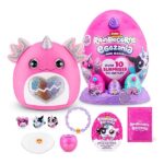Rainbocorns Eggzania Mini Uovo Pasquale Sorpresa (Axolotl) di ZURU, Mini Peluche con Slime, Regalo Pasqua Bambine