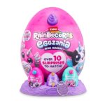 Rainbocorns Eggzania Mini Uovo Pasquale Sorpresa (Axolotl) di ZURU, Mini Peluche con Slime, Regalo Pasqua Bambine - immagine 3