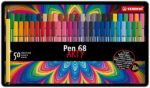 STABILO Pen 68 - Pennarello Premium - ARTY - Scatola in Metallo da 50 - Colori Assortiti - immagine 3
