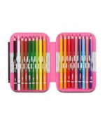 Seven Astuccio Scuola Speed Case, Nero Viola Fucsia, Draft Heart, Portapenne Mono Scomparto Con Plance Amovibili e Penne, Matite, Colori, Accessori Zaino, Elementari, Medie, Bambina - immagine 10