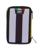 Seven Juventus Astuccio Scuola 3 Zip, Nero, Portapenne Triplo Scomparto Completo Di Penne, Matite, Colori, Scuola Elementare, Bambino, Calcio - immagine 8
