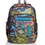 Seven Unisex Whisper Sj Gang 3 Compartment Case, SJ Faces, Rose, Complete with Pens, Crayons, Markers
