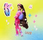 Simba - Bambola Kawaii Hi Lucy, bambola Fashion 26 cm, con capelli lunghi da pettinare, ispirata al trend giapponese Kawaii, per bambine dai 4 anni, 105953975 - immagine 8
