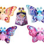 Simba - FluffyFly 4 assortimenti, morbido peluche da 12 cm, misura ali 30 cm, soffia nella confezione e prende vita, per bambini dai 3 anni, 105951575