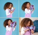 Simba - FluffyFly 4 assortimenti, morbido peluche da 12 cm, misura ali 30 cm, soffia nella confezione e prende vita, per bambini dai 3 anni, 105951575 - immagine 3