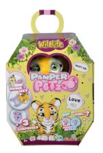 Simba, Pamper Petz Tigre, 105953575, simpatico animaletto con pannolino con funzione color-change, zampa magica, tre sorprese, 15 cm, dai 3 anni
