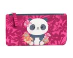 WWF - Busta Piatta Multiuso Ufficiale WWF, Borsa Portatutto con Comoda Chiusura a Zip e Fantasia Panda, Idea Regalo Bambino e Bambina, 21x10,5H cm, Rosa