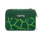 ergobag Astuccio maxi set da 40 pezzi, matite colorate e pennarelli Lyra, scomparto per monete, righello, forbici